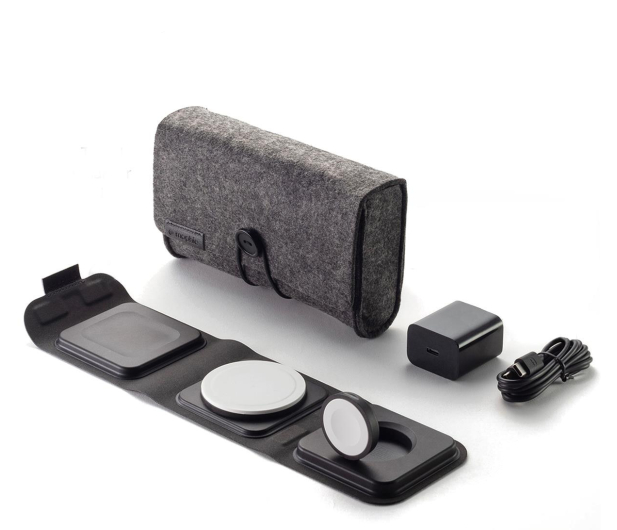 Mophie 3w1 travel charger z MagSafe 401311507 - 1192479 - zdjęcie 2